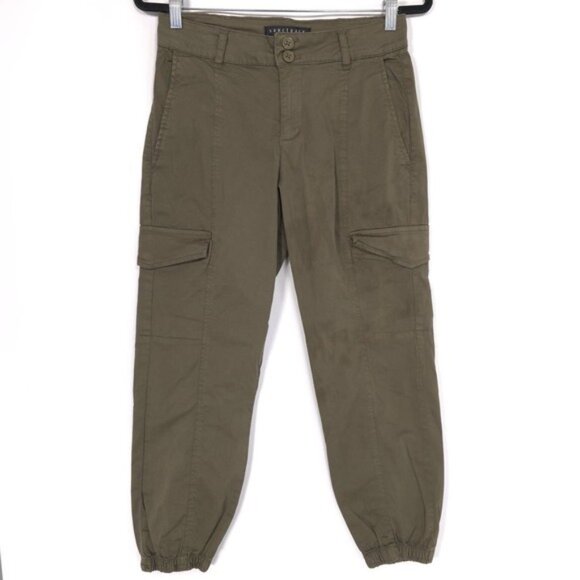 Sanctuary Size 26 Rebel Standard Rise Pants Hiker Green Women's Utility Military - Picture 6 of 16